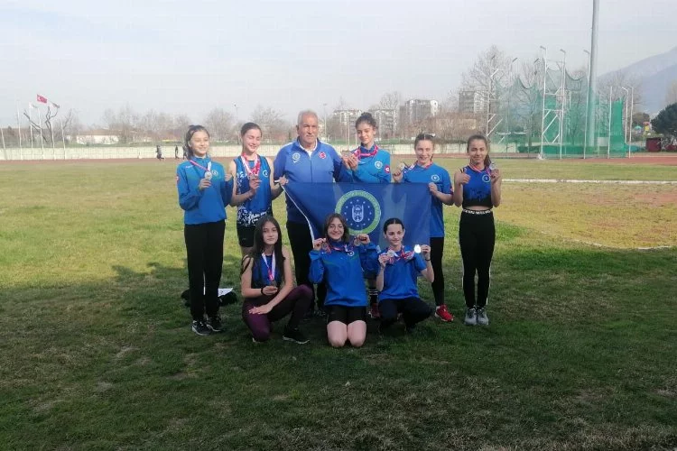 Atletizm Kızlar Çocuk Festivali'nde şampiyon Bursa Büyükşehir