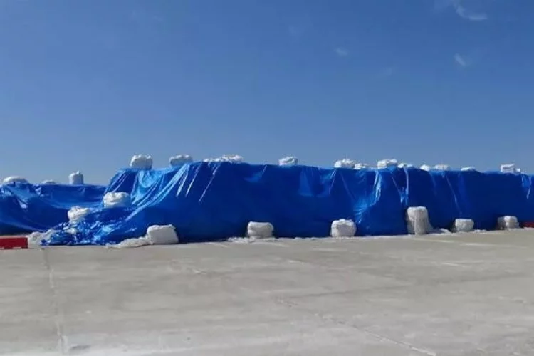 Binlerce ton gübre Çanakkale Limanı’nda bekliyor