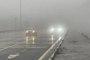 Bolu Dağı'nda sis etkili