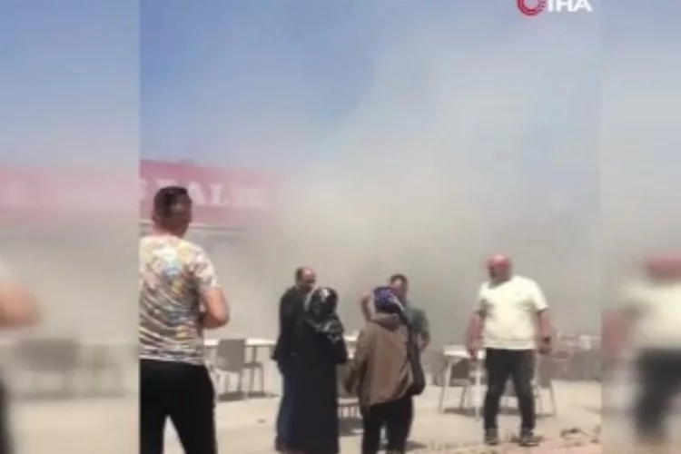 Bursa'da balıkçı restoranları alev alev yandı