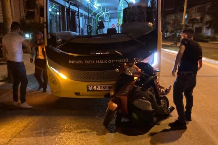 Bursa'da halk otobüsünün çarptığı engelli vatandaş yaşam savaşı veriyor