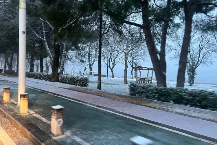 Bursa'da kar yağışı kuruyan İznik gölü için umut oldu