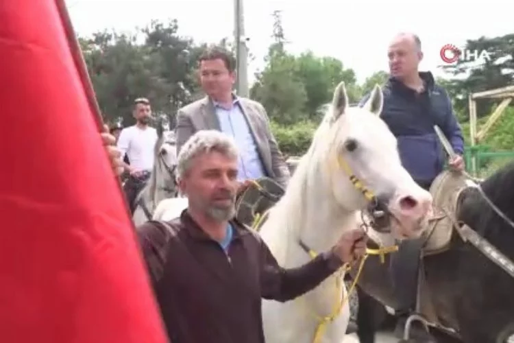 Bursa'da nefes kestiler! Rahvan atları fetih coşkusunu zirveye taşıdı...