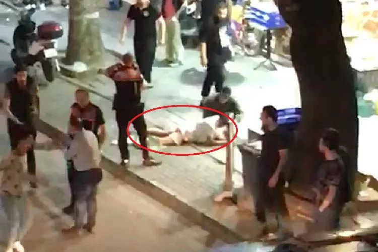 Bursa'da yolda yürürken bıçaklandı!