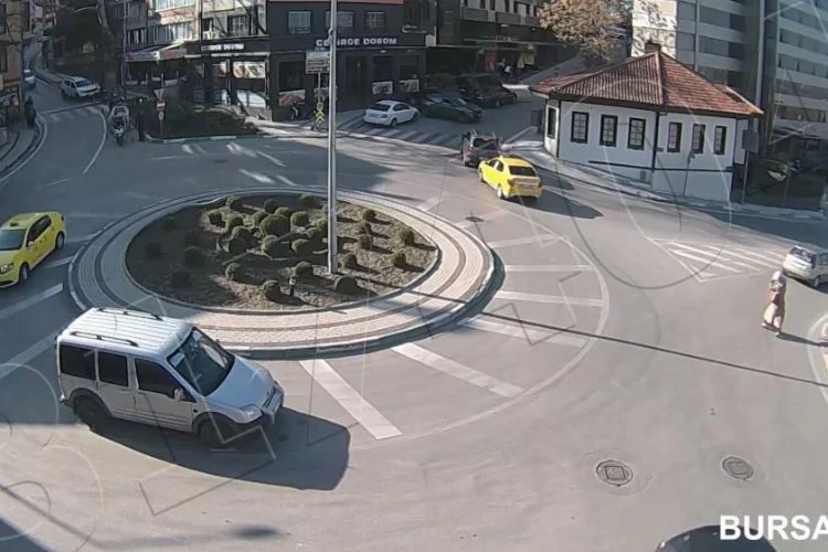 Bursa'daki kazalar kameralarda!