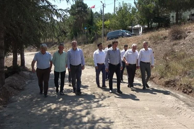 Bursa İnegöl'de Fındıklı parke taşıyla kaplanıyor