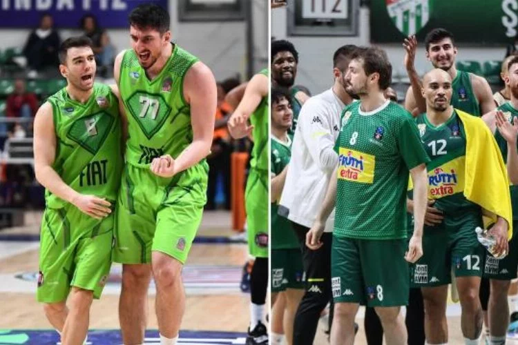 Bursa'nın basketbol takımları, Avrupa'da kayıpsız!