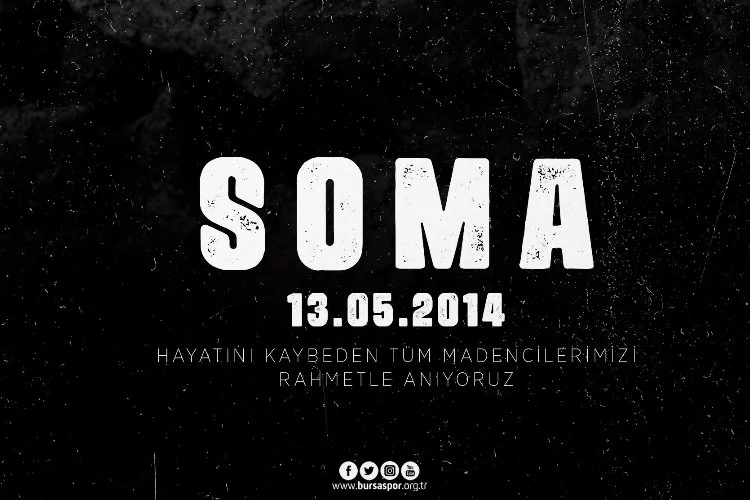 Bursaspor Kulübü, Soma faciasını unutmadı
