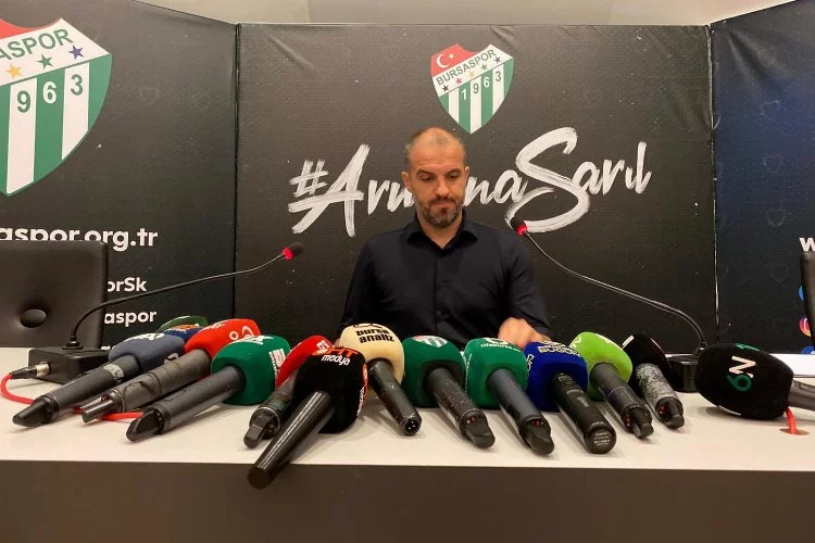 Bursaspor Teknik Direktörü Mustafa Er'den flaş açıklamalar!