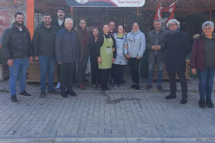 CHP Bursa Gemlik esnaf ziyaretlerini sürdürüyor