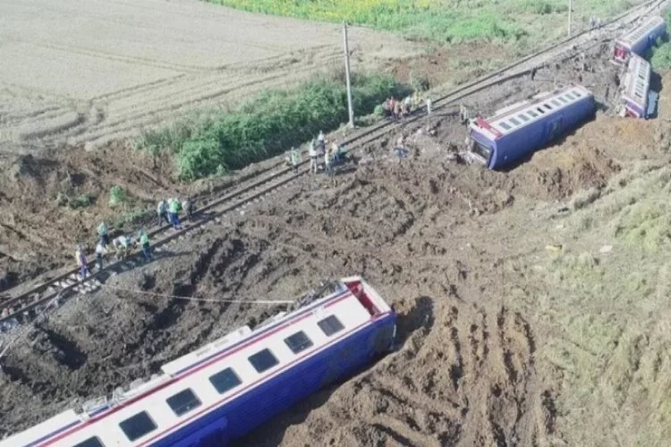 Çorlu'daki tren kazasında yaralanan 3 yolcuya 1,5 milyon TL tazminat