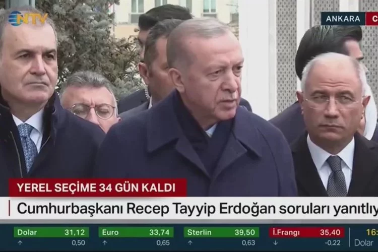 Cumhurbaşkanı Erdoğan'dan A Haber muhabirine fırça: Kendine gel!