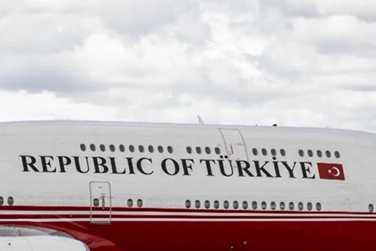 Cumhurbaşkanı Erdoğan'ı taşıyan uçakta dikkat çeken ayrıntı