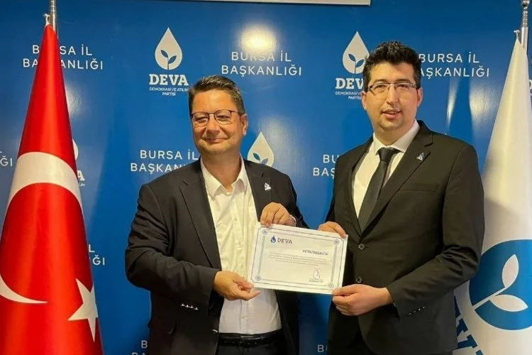 DEVA Partisi Bursa Büyükorhan İlçe Başkanı belli oldu