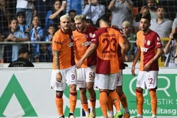 Galatasaray, 3 puanı 3 golle aldı