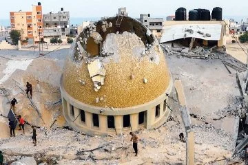 İsrail’in bombaları Gazze’nin 100 tarihi eserini yok etti