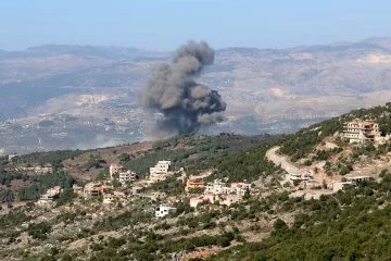 İsrail ordusu Lübnan'ın güneyine yoğun hava saldırısı başlattı