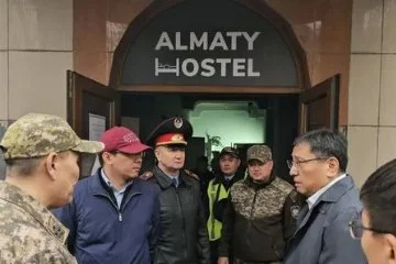 Kazakistan'da pansiyonda yangın çıktı: 13 ölü