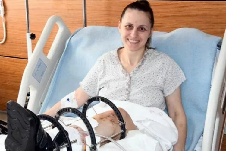 Kesilmek istenen bacağı Türkiye'de kurtarıldı