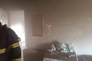 Mardin’de ev yangını