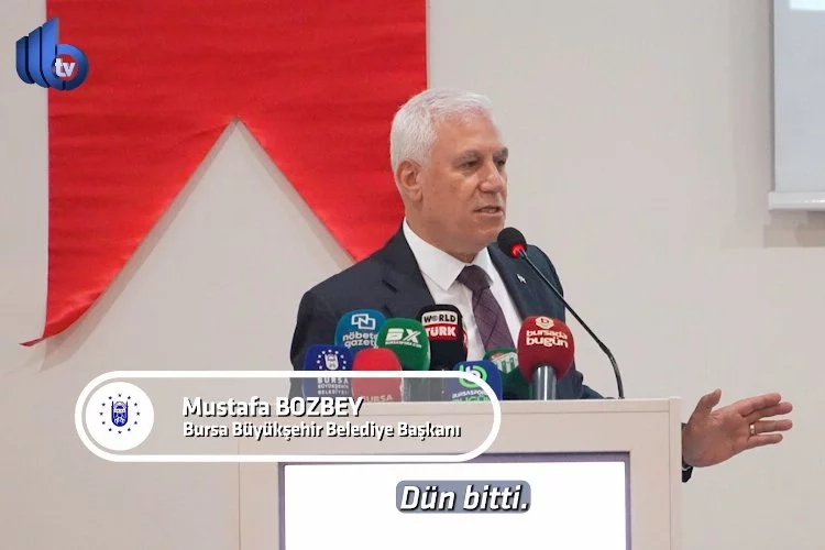 Başkan Bozbey: Yeni bir sistemle Bursaspor’u ayağa kaldırmalıyız