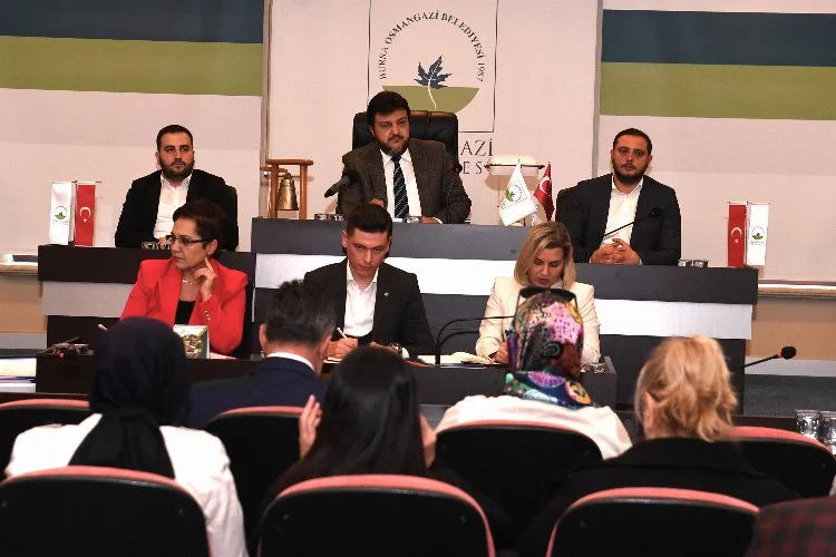 Bursa Osmangazi Belediyesi yılın son meclis toplantısını gerçekleştirdi