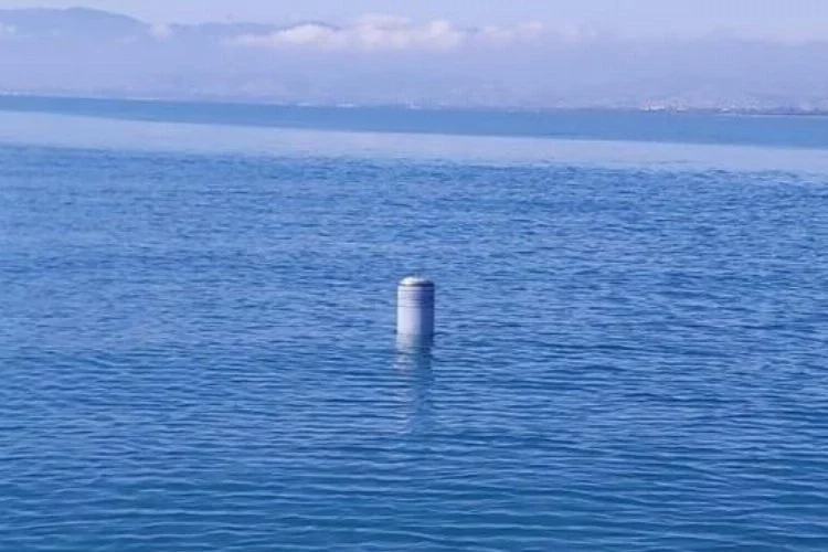 Samsun’da denizde güdümlü mermi roket motoru bulundu