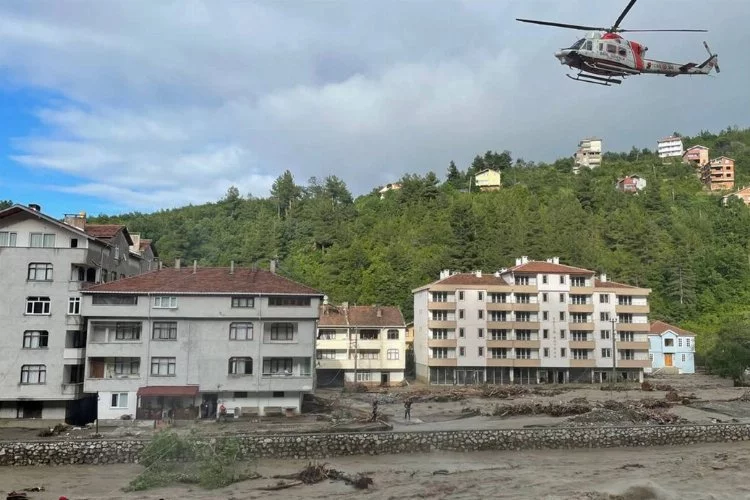 Sel  felaketinden etkilenen 11 vatandaş tahliye edildi