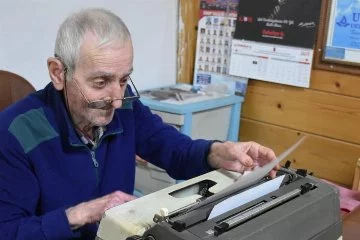 Sinop'un son arzuhalcisi teknolojiye yenik düştü
