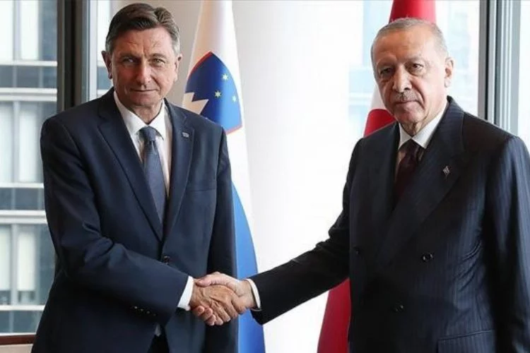 Slovenya Cumhurbaşkanı Pahor Ankara'da