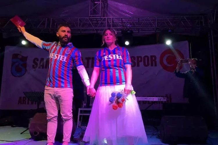 Trabzonspor şampiyon olunca evlenebildiler!