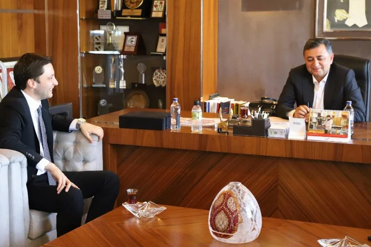 TÜGİAD Bursa’dan OİB Başkanı Çelik’e hayırlı olsun ziyareti 