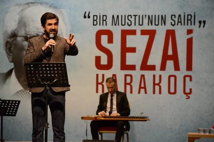 Usta şair Sezai Karakoç şiirleriyle Bursa Yıldırım'da anıldı