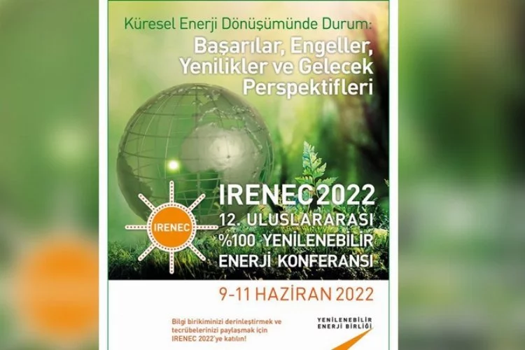Yenilenebilir Enerji Konferansı 9 Haziran’da başlıyor