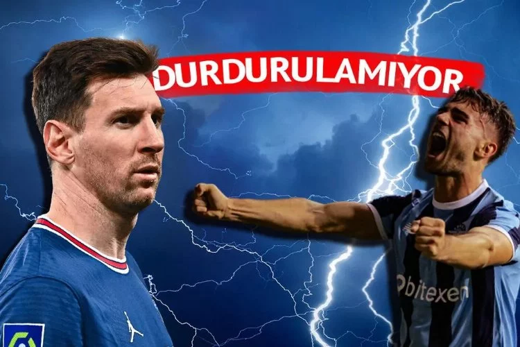Yunus Akgün, Messi'yi bile solladı